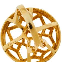 Pre Owned Tiffany & Co. Paloma Picasso 18K Yellow Gold Zellige Statement Ring Size 53