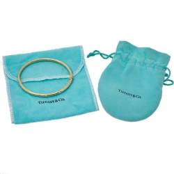 Pre Owned سوار تيفاني & كو. بلاتينيوم ذهب أصفر عيار 18 ألماس اتوال