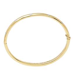 Pre Owned سوار تيفاني & كو. بلاتينيوم ذهب أصفر عيار 18 ألماس اتوال