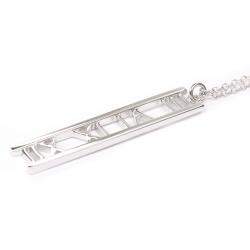 Pre Owned Tiffany & Co. 18K White Gold Atlas Pendant Necklace