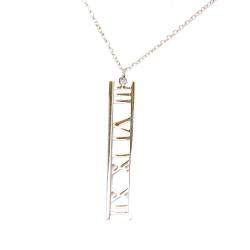 Pre Owned Tiffany & Co. 18K White Gold Atlas Pendant Necklace