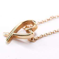 Pre Owned Tiffany & Co. 18K Rose Gold Loving Heart Pendant Necklace