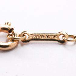 Pre Owned Tiffany & Co. 18K Rose Gold Loving Heart Pendant Necklace