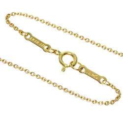 مملوكة مسبقًا Tiffany & Co. Open Teardrop 18K Yellow Gold Necklace 