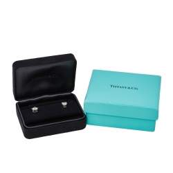 Tiffany & Co. Solitaire 2.04 ct Diamond Platinum Stud Earrings