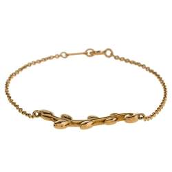 Pre Owned Tiffany & Co. Paloma Picasso® 18K Yellow Gold Olive Leaf Vine Bracelet