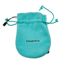 Pre Owned Tiffany & Co. Atlas Pierced Diamond 18K White Gold Bracelet