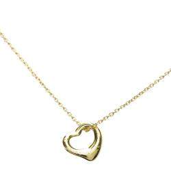 Pre Owned Tiffany & Co. Elsa Peretti Open Heart 18K Yellow Gold Necklace