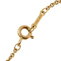 Pre Owned Tiffany & Co. 18K Yellow Gold Paloma Picasso Loving Heart Bracelet S