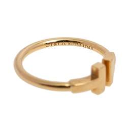 Pre Owned Tiffany & Co. Tiffany T Wire 18K Yellow Gold Ring Size EU 51