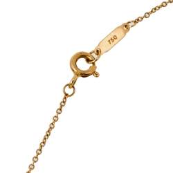 Pre Owned Tiffany & Co. Tiffany Keys 18K Yellow Gold Pendant Necklace