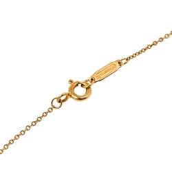 Pre Owned Tiffany & Co. Tiffany Keys 18K Yellow Gold Pendant Necklace