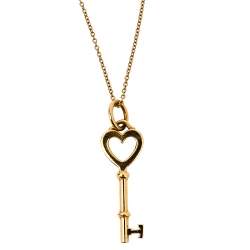Pre Owned Tiffany & Co. Tiffany Keys 18K Yellow Gold Pendant Necklace