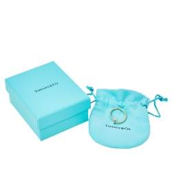 Pre Owned Tiffany & Co. Tiffany T T1 18K Rose Gold Ring Size EU 55