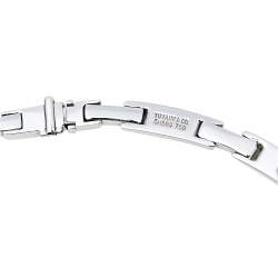 Pre Owned Tiffany & Co. Atlas Diamond 18K White Gold Link Choker Necklace