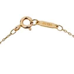 Pre Owned Tiffany & Co. Infinity Endless 18K Yellow Gold Station Bracelet