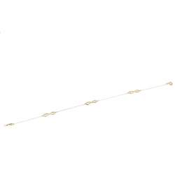 Pre Owned Tiffany & Co. Infinity Endless 18K Yellow Gold Station Bracelet