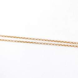 Pre Owned Tiffany & Co. Open Heart 18K Rose Gold Diamond Necklace