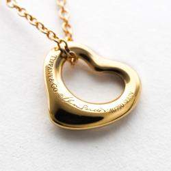 Pre Owned Tiffany & Co. Elsa Peretti Open Heart 18K Rose Gold Necklace