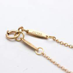 Pre Owned Tiffany & Co. Elsa Peretti Open Heart 18K Rose Gold Necklace