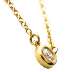 Pre Owned Tiffany & Co. Diamonds By The Yard 18K Yellow Gold Diamond Necklace