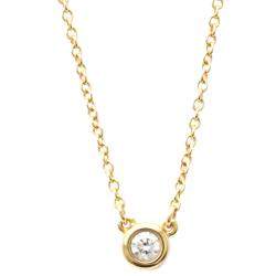 Pre Owned Tiffany & Co. Diamonds By The Yard 18K Yellow Gold Diamond Necklace