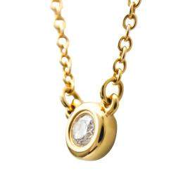 Pre Owned Tiffany & Co. Diamonds By The Yard 18K Yellow Gold Diamond Necklace