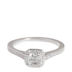 مملوكة مسبقًا Tiffany & Co. Legacy Diamond Engagement Platinum Ring Size EU 51