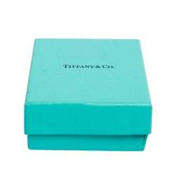 Pre Owned Tiffany & Co. Infinity Diamond Platinum Pendant Necklace 