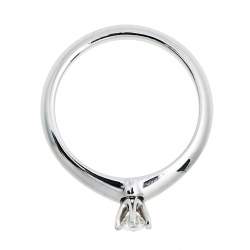 Pre Owned Tiffany & Co. Tiffany Setting Solitaire Diamond Platinum Engagement Ring 51