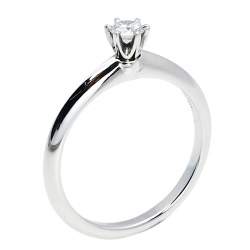 Tiffany & Co. Tiffany Setting Solitaire Diamond Platinum Engagement Ring 51