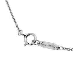 Pre Owned Tiffany & Co. Infinity Diamond Platinum Pendant Necklace