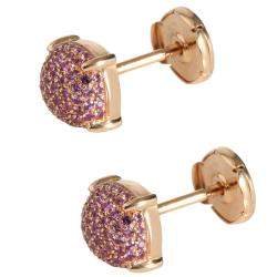 Tiffany & Co. Paloma's Sugar Stacks 18K Rose Gold Sapphire Stud Earrings 