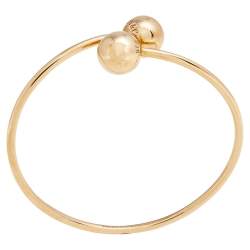 Pre Owned Tiffany & Co. Hardware Ball Bypass 18K Rose Gold Bracelet