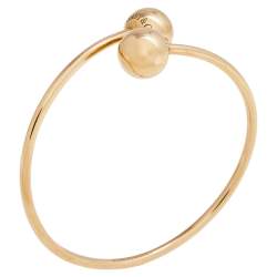 Pre Owned Tiffany & Co. Hardware Ball Bypass 18K Rose Gold Bracelet