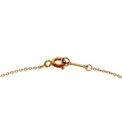 Pre Owned Tiffany & Co. Paloma's Graffiti X Pendant 18k Yellow Gold Necklace