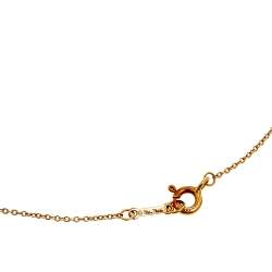 Pre Owned Tiffany & Co. Paloma's Graffiti X Pendant 18k Yellow Gold Necklace