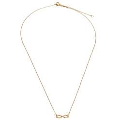 Pre Owned Tiffany & Co. Infinity 18K Rose Gold Pendant Necklace