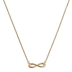 Pre Owned Tiffany & Co. Infinity 18K Rose Gold Pendant Necklace