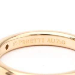 Pre Owned Tiffany & Co. Elsa Peretti 18K Rose Gold Diamond Ring EU 52