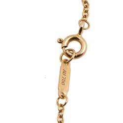 Pre Owned  Tiffany & Co. Pierced Atlas Bar Diamond 18K Yellow Gold Bracelet