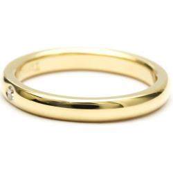 Pre Owned Tiffany & Co. Elsa Peretti 18K Yellow Gold Diamond Ring EU 50.5