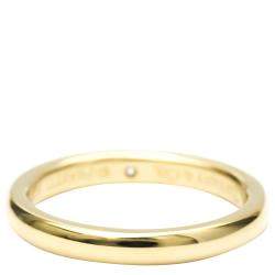 Pre Owned Tiffany & Co. Elsa Peretti 18K Yellow Gold Diamond Ring EU 50.5