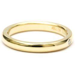 Pre Owned Tiffany & Co. Elsa Peretti 18K Yellow Gold Diamond Ring EU 50.5