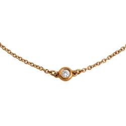 Pre Owned Tiffany & Co. Elsa Peretti Diamonds by The Yard Collection 18K Rose Gold Bracelet