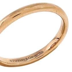 Pre Owned Tiffany & Co. Sparklers Flower Diamond Amethyst 18K Rose Gold Cocktail Ring Size 54