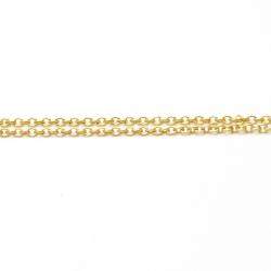 Pre Owned Tiffany & Co. Double Teardrop 18K Yellow Gold Necklace