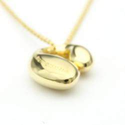 Pre Owned Tiffany & Co. Double Teardrop 18K Yellow Gold Necklace