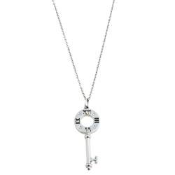 Tiffany & Co. Atlas Diamond 18K White Gold Pendant