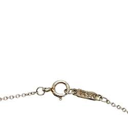 مملوكة مسبقًا Tiffany & Co. Infinity Diamond & Platinum Pendant Chain Necklace